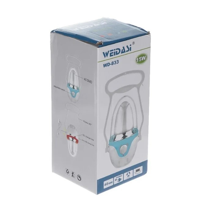 چراغ اضطراری فانوسی ویداسی مدل WD-833