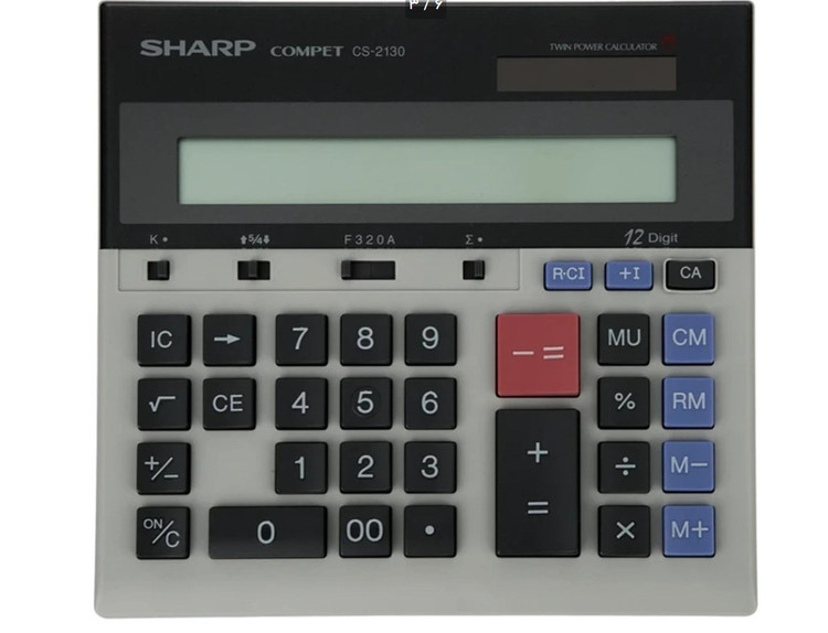 ماشین حساب شارپ مدل CS-2130 اصل